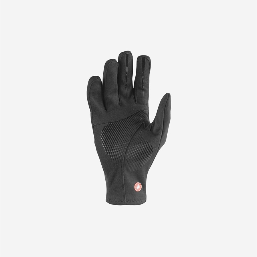 Castelli MORTIROLO Men Gloves Black | 46FCRHEVY