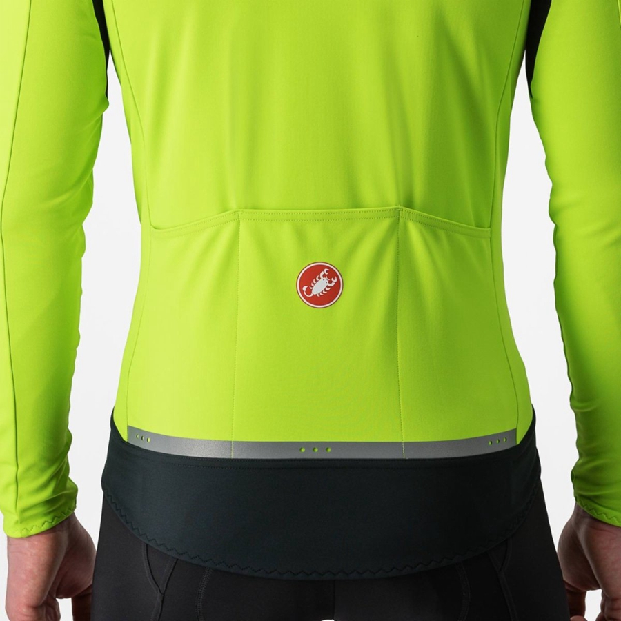 Castelli PERFETTO RoS 2 Men Jackets Light Green / Dark Grey | 75ZYTIGFX