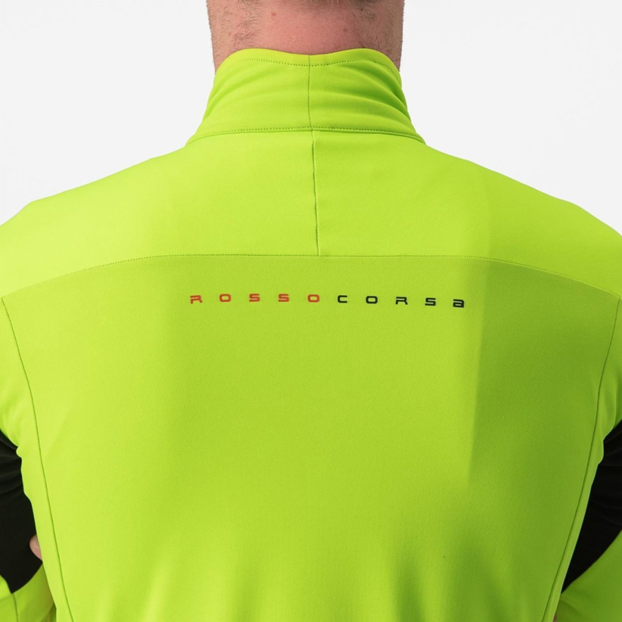 Castelli PERFETTO RoS 2 Men Jackets Light Green / Dark Grey | 75ZYTIGFX