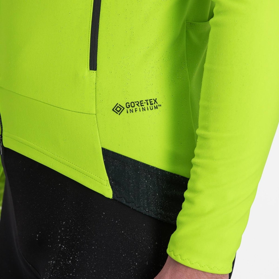 Castelli PERFETTO RoS 2 Men Jackets Light Green / Dark Grey | 75ZYTIGFX