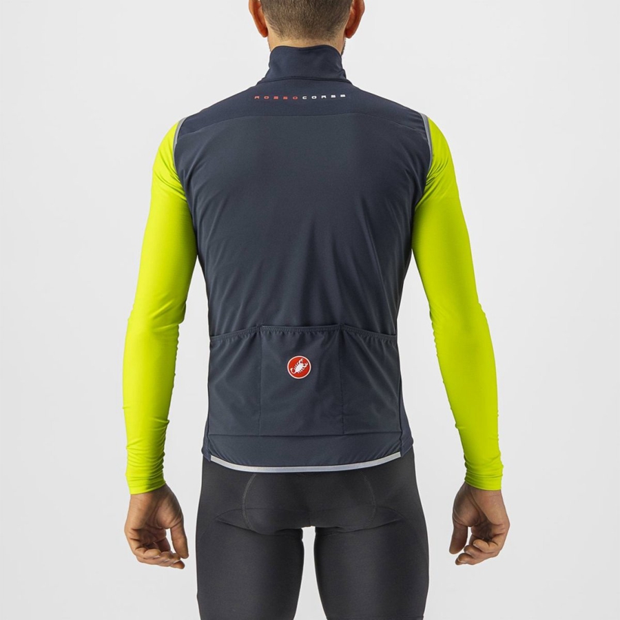 Castelli PERFETTO RoS 2 Men Vest Blue | 92ZCDSGIY