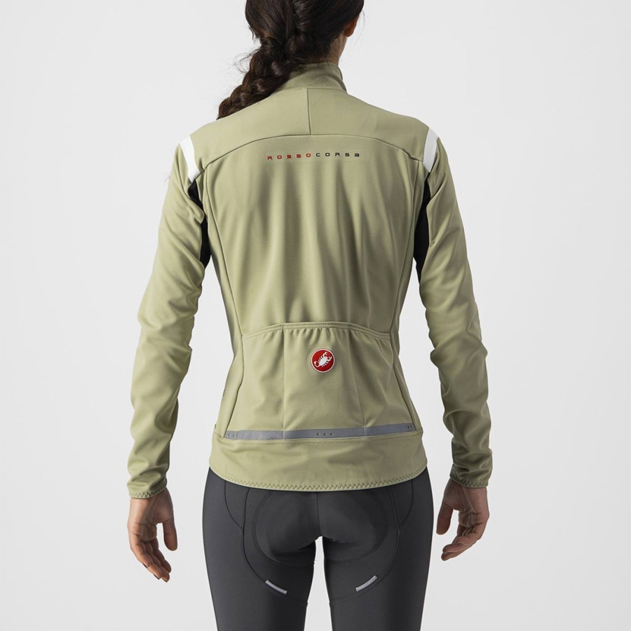 Castelli PERFETTO RoS 2 W Women Jackets Green | 35HIOUMRZ