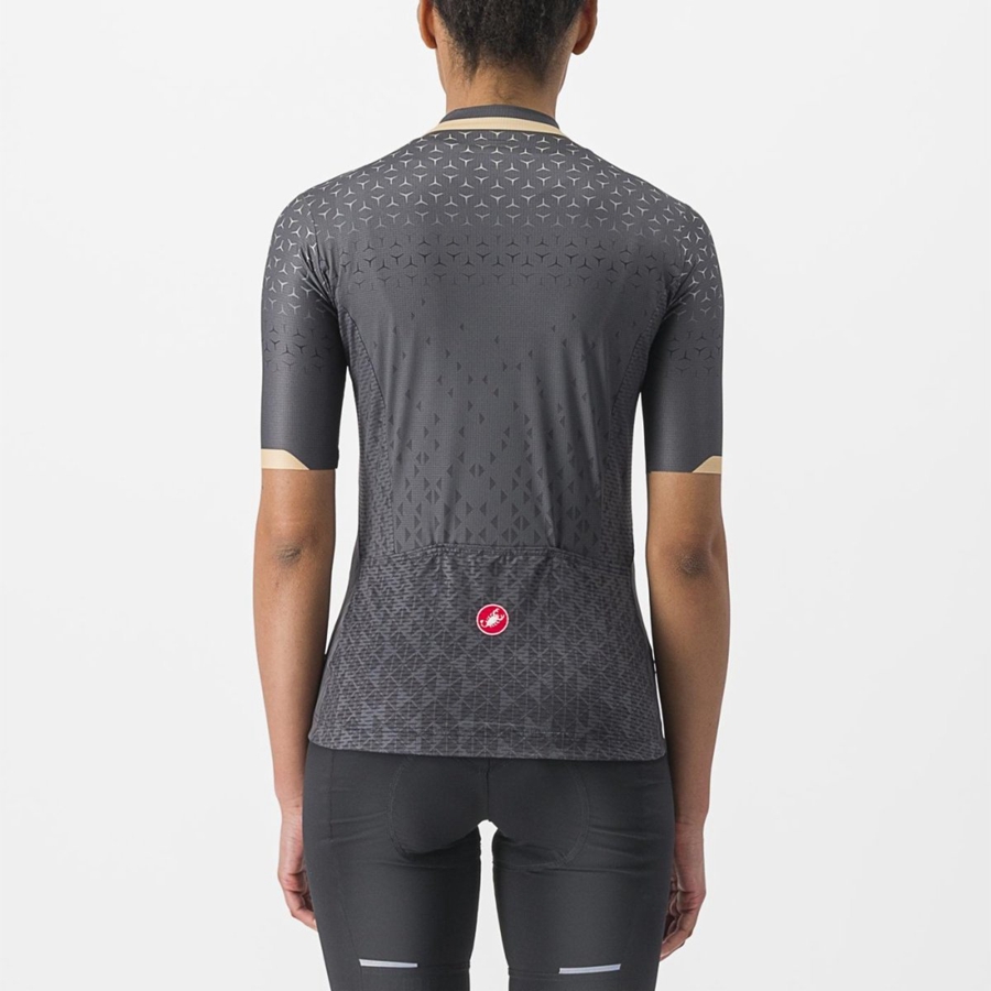 Castelli PEZZI Women Jersey Dark Grey | 42BRXSENP