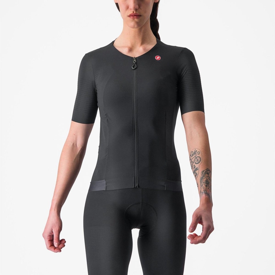 Castelli PREMIO W Women Jersey Black | 89EMHKNOS