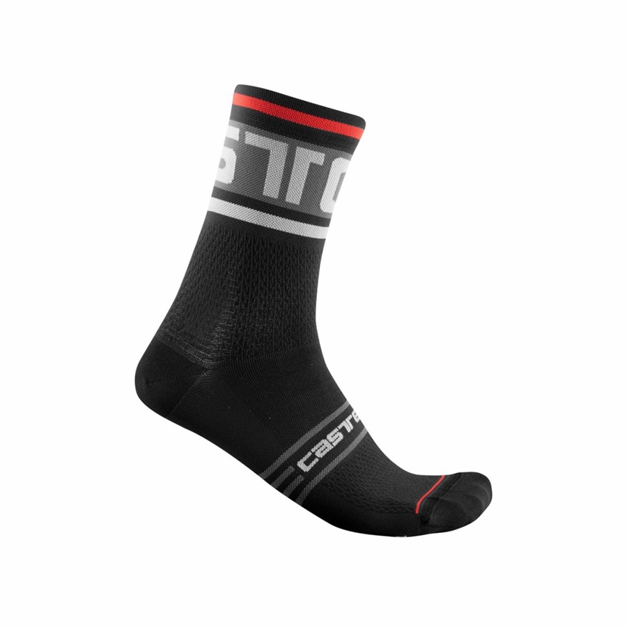 Castelli PROLOGO 15 Men Socks Black | 13RXUQEIK