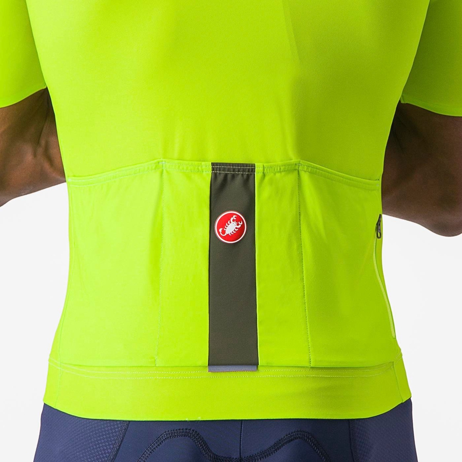 Castelli PROLOGO LITE Men Jersey Light Green / Deep Green | 52TEVYWKM