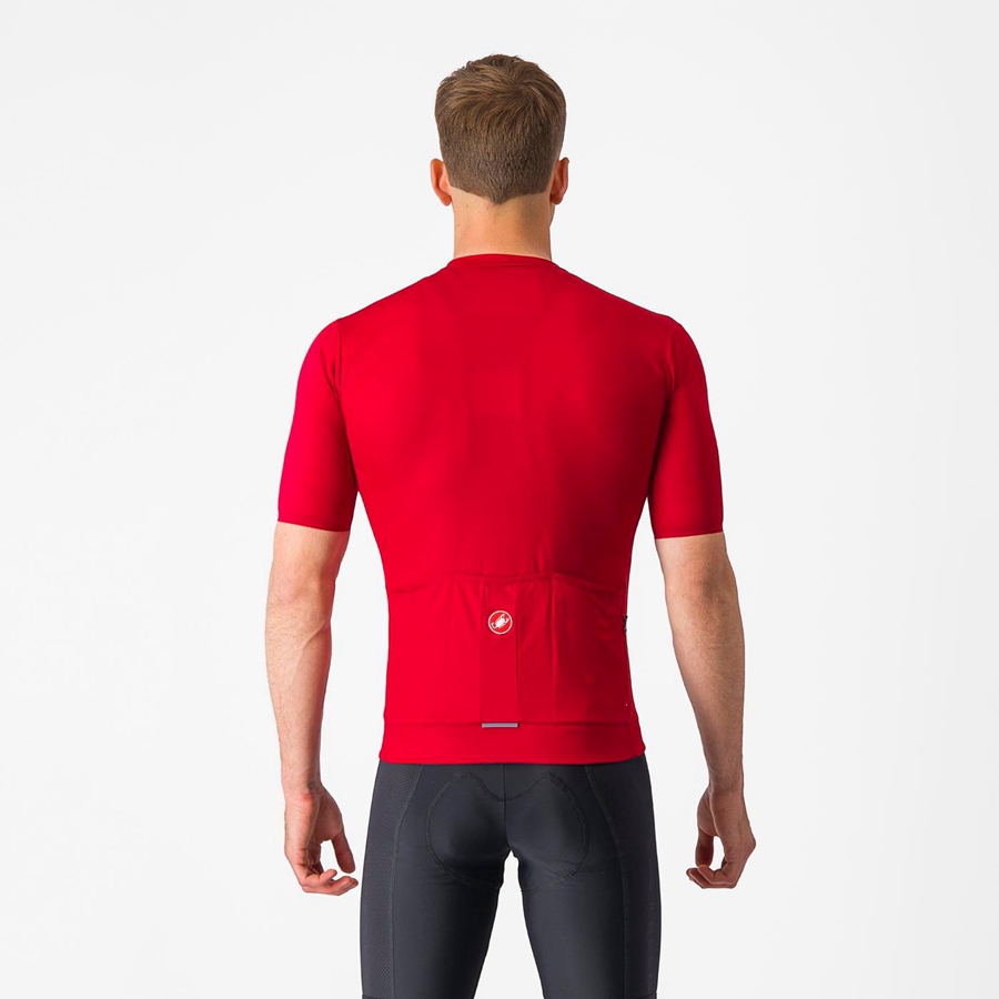 Castelli PROLOGO LITE Men Jersey Red | 74BENWVRQ