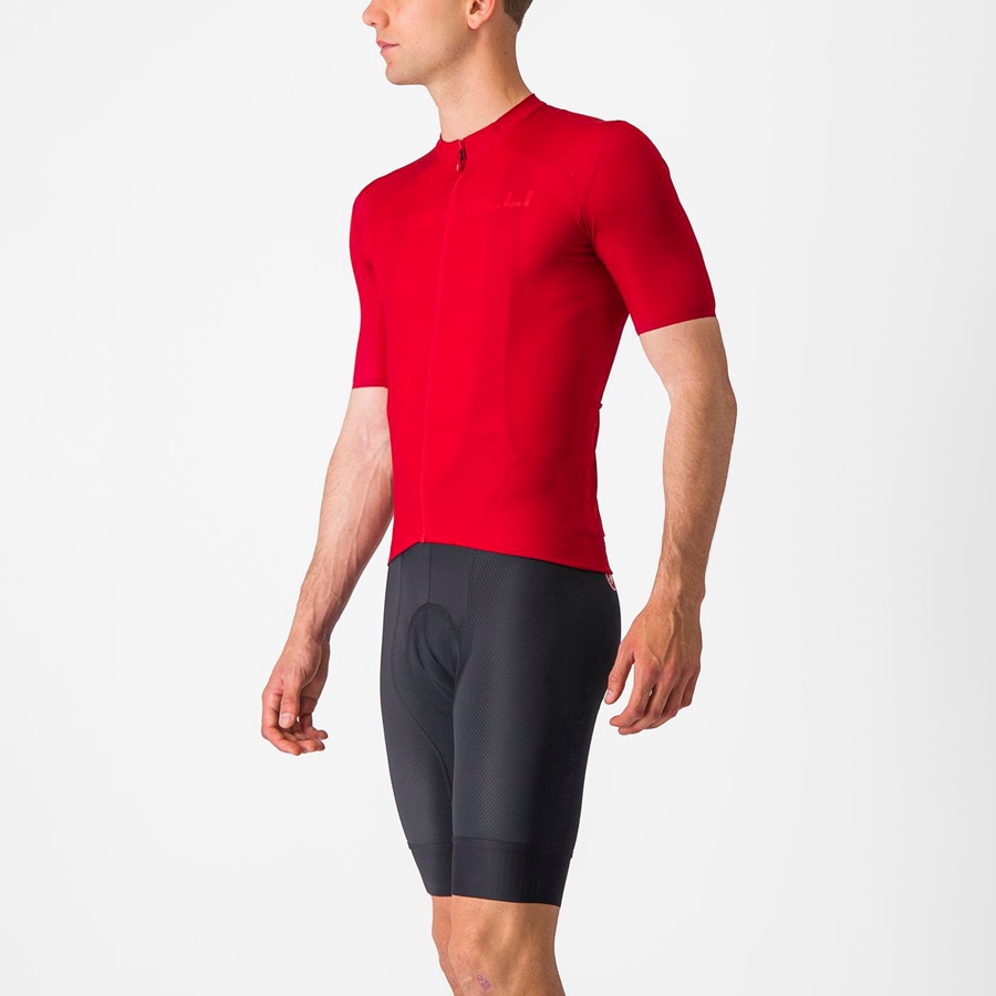 Castelli PROLOGO LITE Men Jersey Red | 74BENWVRQ