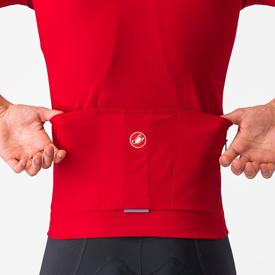 Castelli PROLOGO LITE Men Jersey Red | 74BENWVRQ