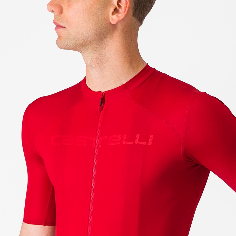 Castelli PROLOGO LITE Men Jersey Red | 74BENWVRQ