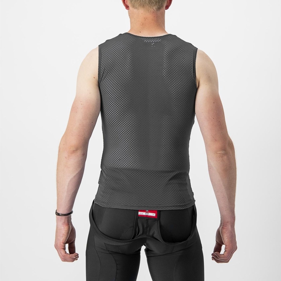 Castelli PRO MESH 2.0 SLEEVELESS Men Base Layer Black | 23KTZFDMC