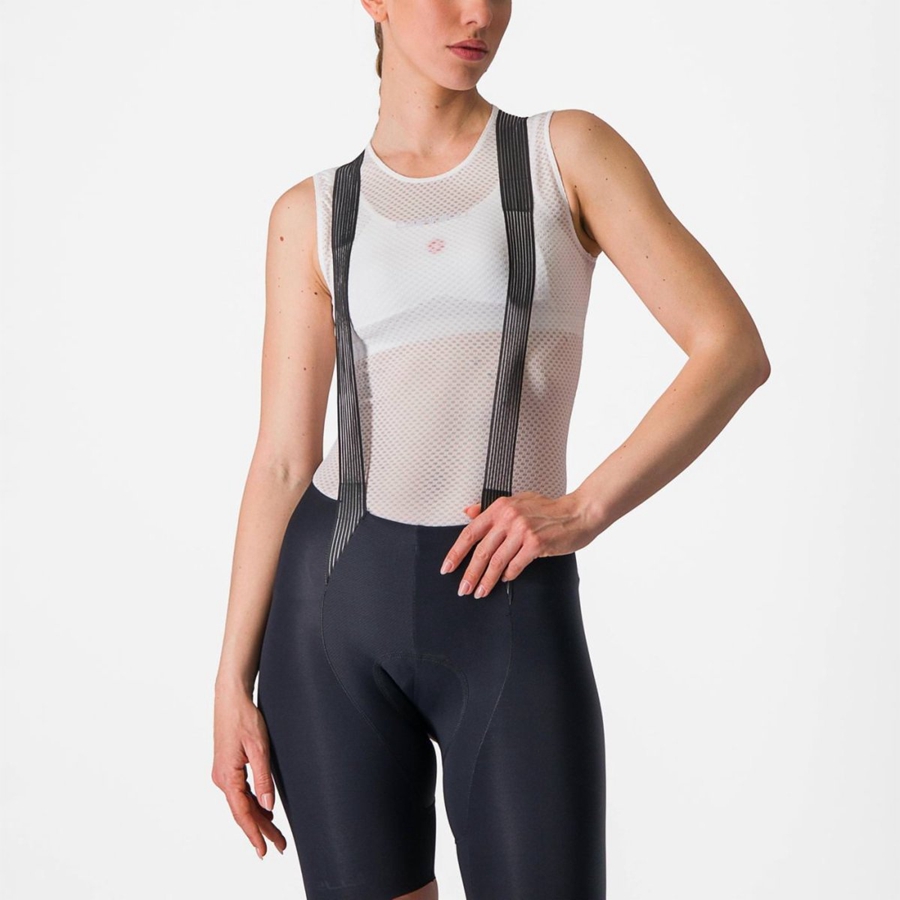 Castelli PRO MESH W SLEEVELESS Women Base Layer White | 63CRGEWXF