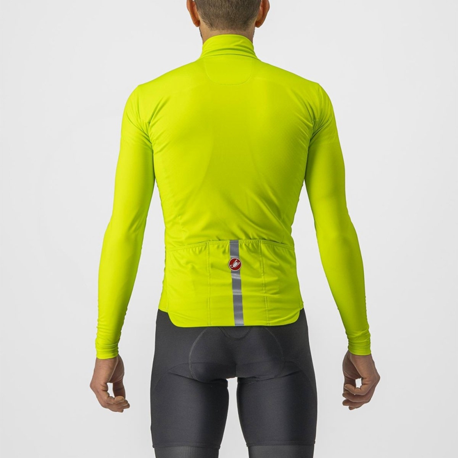 Castelli PRO THERMAL MID LS Men Jersey Light Green | 69SHMOQYX