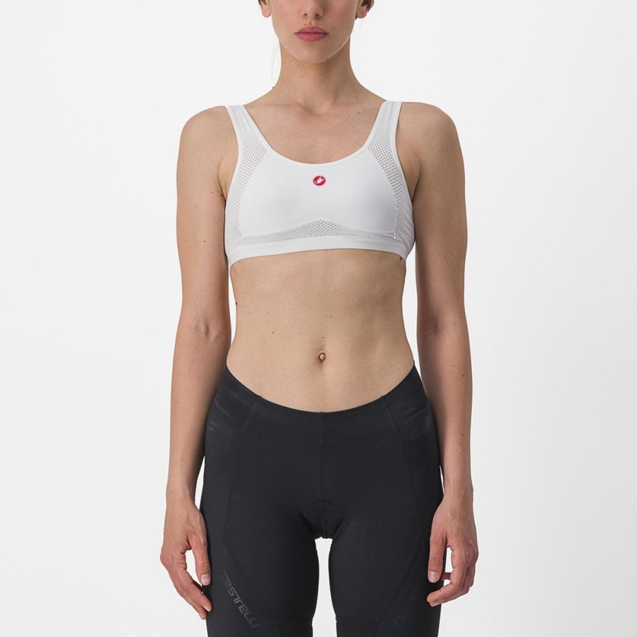 Castelli ROSSO CORSA BRA Women Base Layer White | 69GAMQXNS