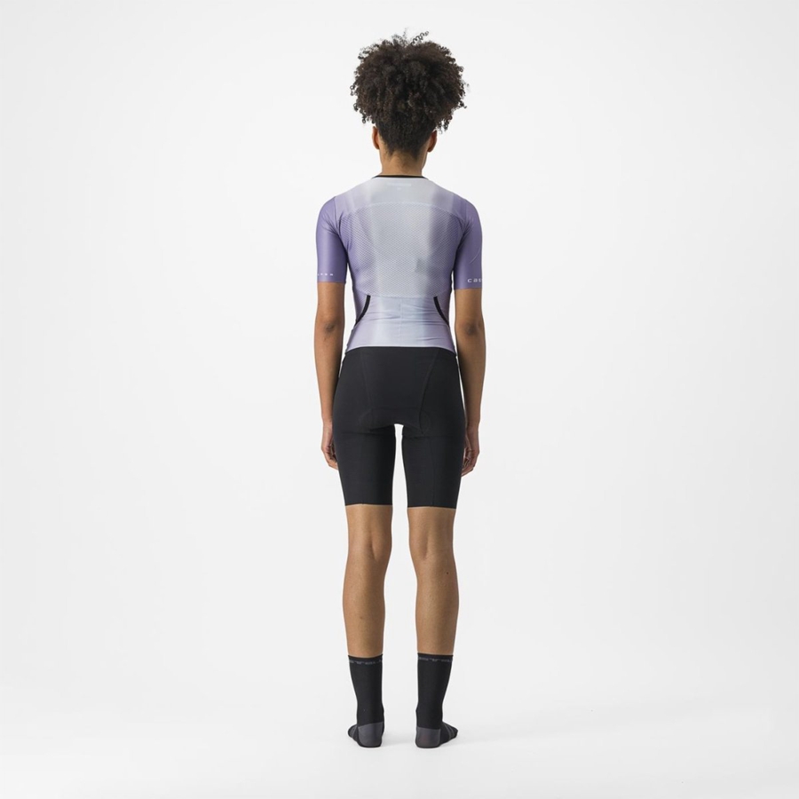 Castelli SANREMO ULTRA W Women Speedsuits Purple White | 94HIZVOBP