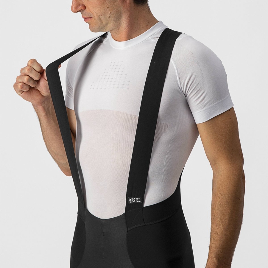 Castelli SORPASSO RoS Men Bib Tights Black / Silver | 40PZIYTKE