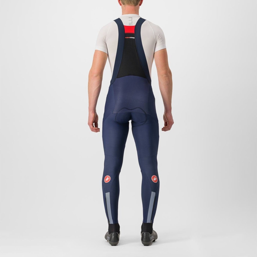 Castelli SORPASSO RoS Men Bib Tights Blue | 91DVQRUWX