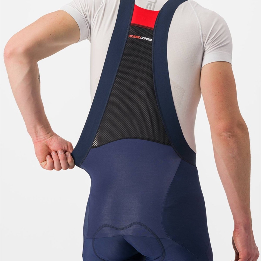 Castelli SORPASSO RoS Men Bib Tights Blue | 91DVQRUWX