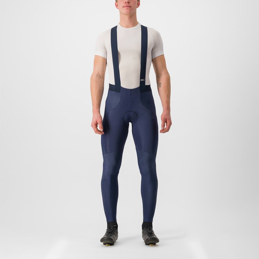 Castelli SORPASSO RoS Men Bib Tights Blue | 91DVQRUWX