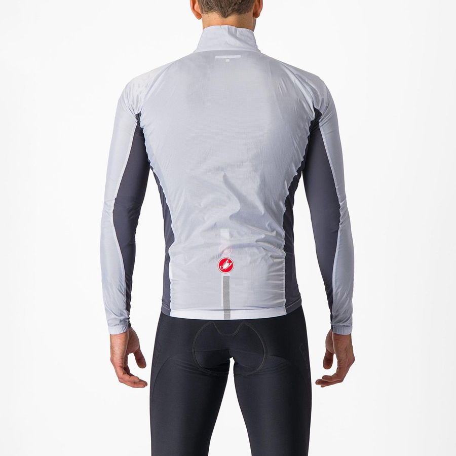 Castelli SQUADRA STRETCH Men Protection Silver Grey / Dark Grey | 80ZQSLYBF