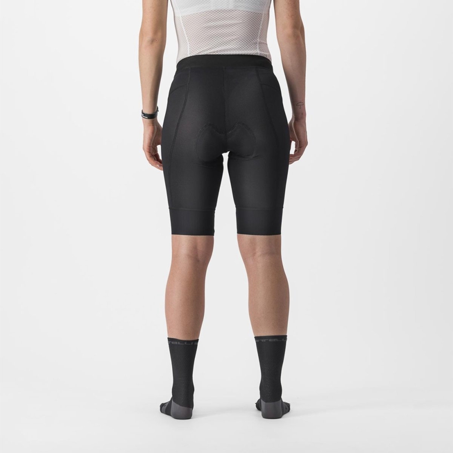 Castelli TRAIL W LINER Women Shorts Black | 02JFEVRAY