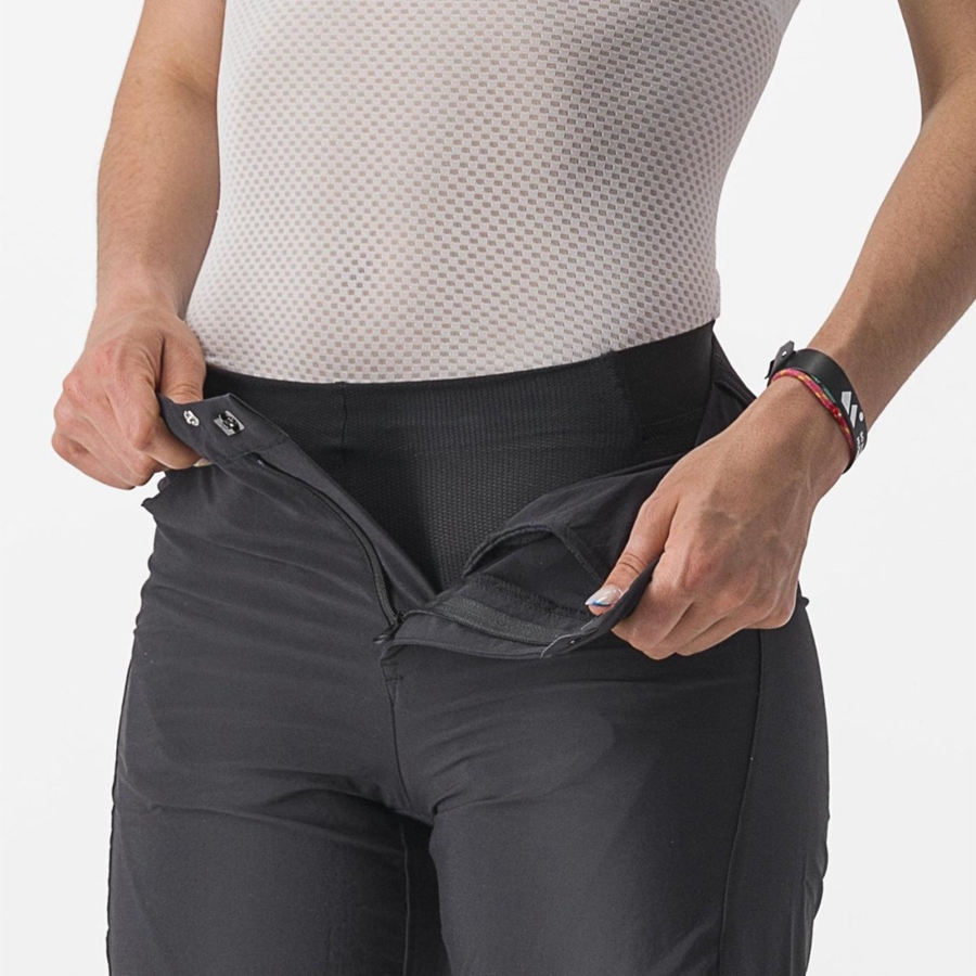 Castelli TRAIL W LINER Women Shorts Black | 02JFEVRAY