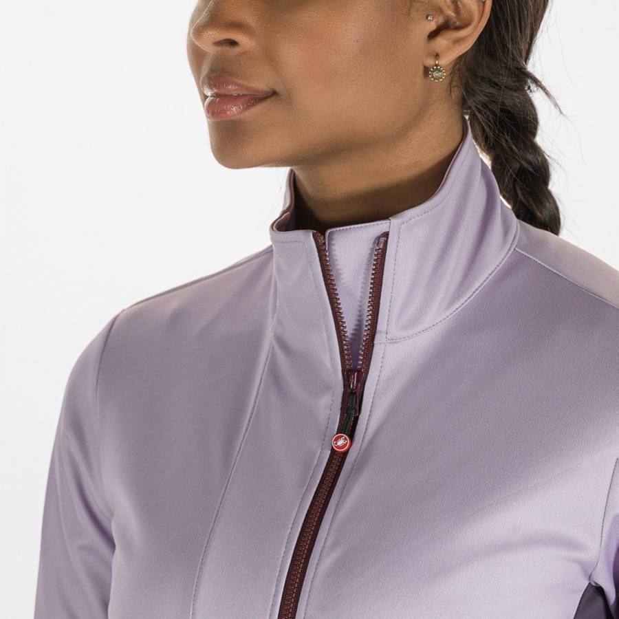 Castelli TRANSITION 2 W Women Jackets Purple | 21GPMTQUR