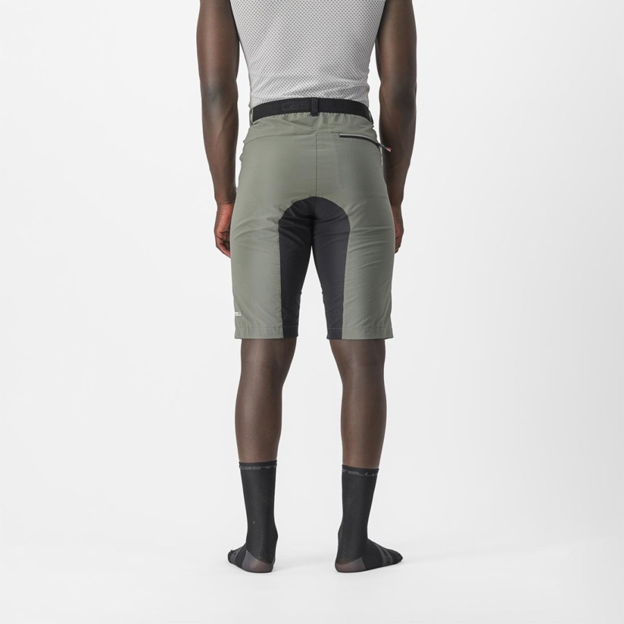 Castelli UNLIMITEDGY Men Shorts Grey | 78XINWHEA