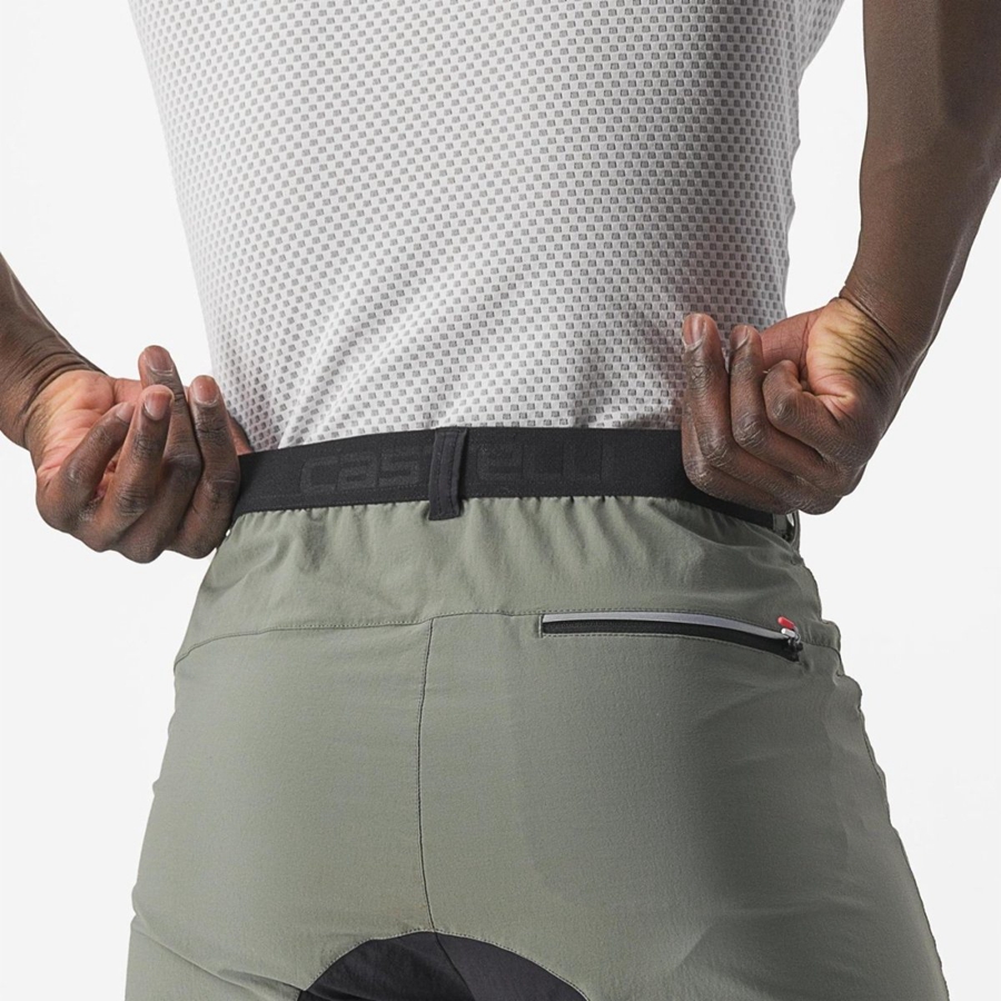 Castelli UNLIMITEDGY Men Shorts Grey | 78XINWHEA