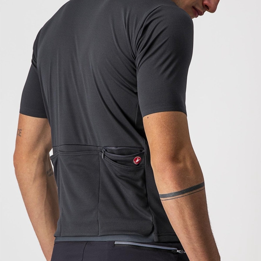 Castelli UNLIMITED ALLROAD Men Jersey Dark Grey | 89MFQJVHD