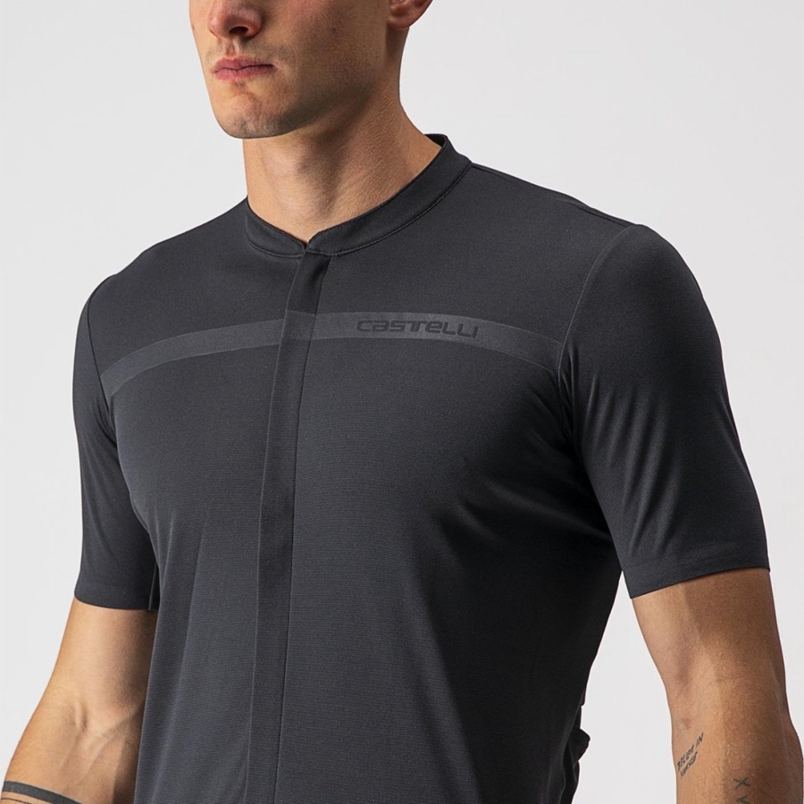 Castelli UNLIMITED ALLROAD Men Jersey Dark Grey | 89MFQJVHD