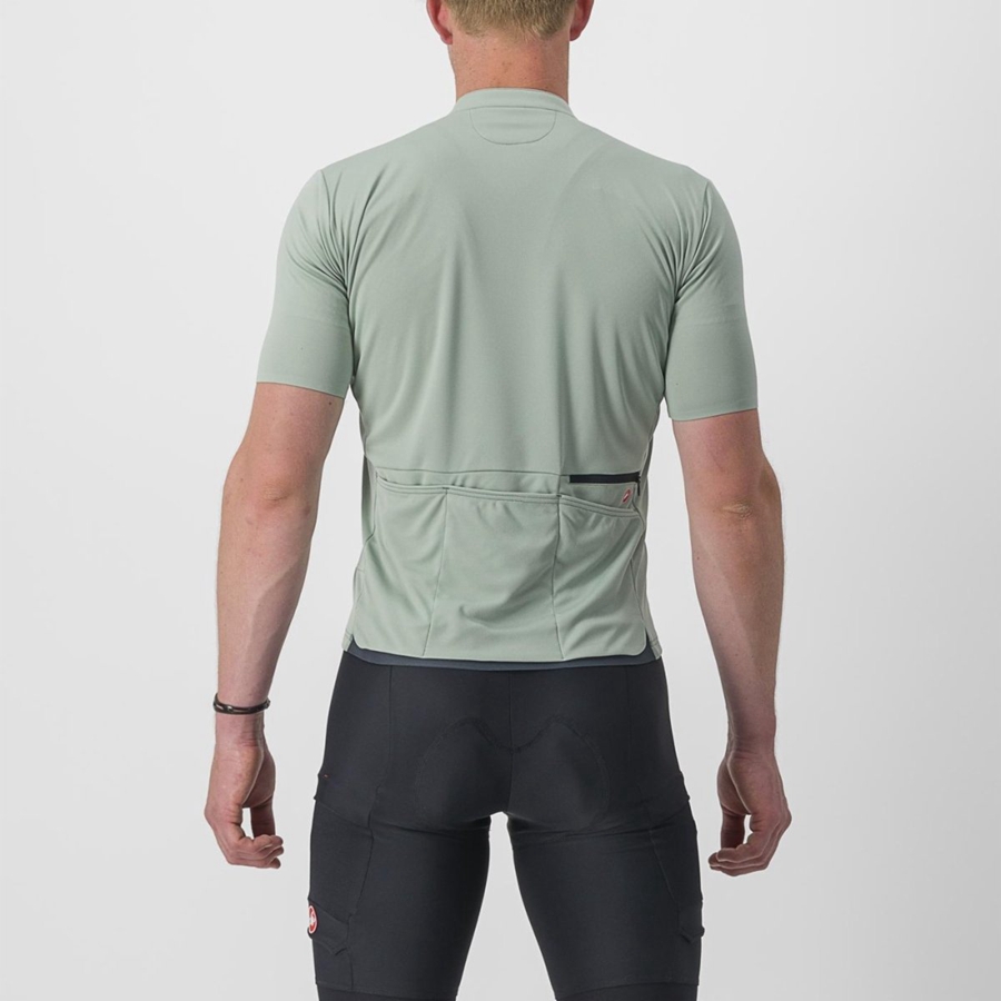 Castelli UNLIMITED ALLROAD Men Jersey Green | 69JWVGOTF