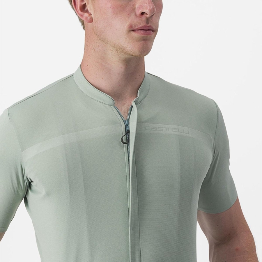 Castelli UNLIMITED ALLROAD Men Jersey Green | 69JWVGOTF