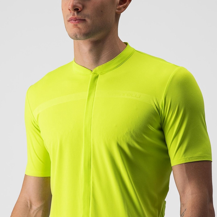 Castelli UNLIMITED ALLROAD Men Jersey Light Green | 69QPBGLJT