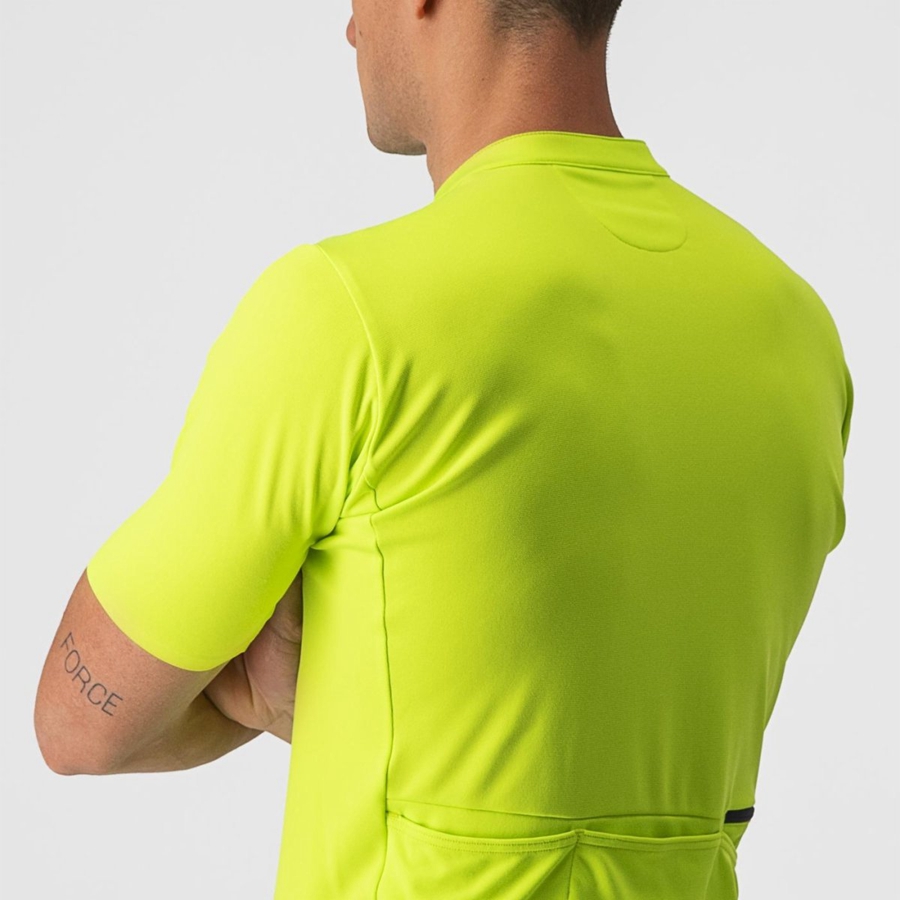 Castelli UNLIMITED ALLROAD Men Jersey Light Green | 69QPBGLJT