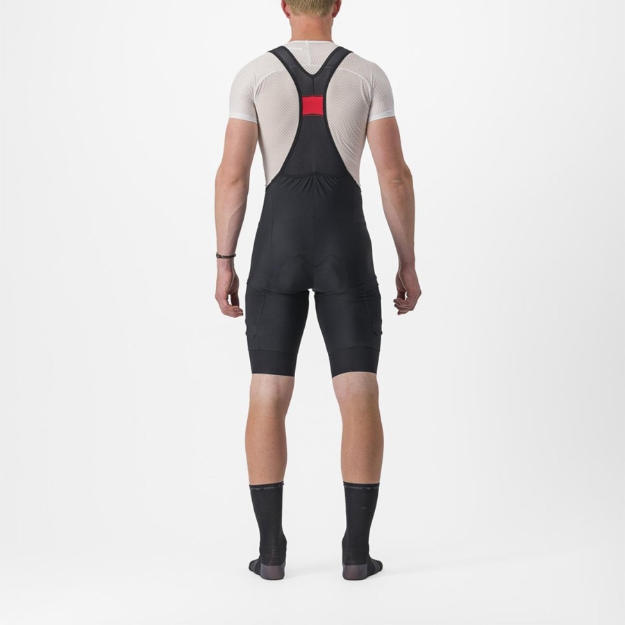 Castelli UNLIMITED CARGO Men Bib Shorts Black | 24GSZJFYK