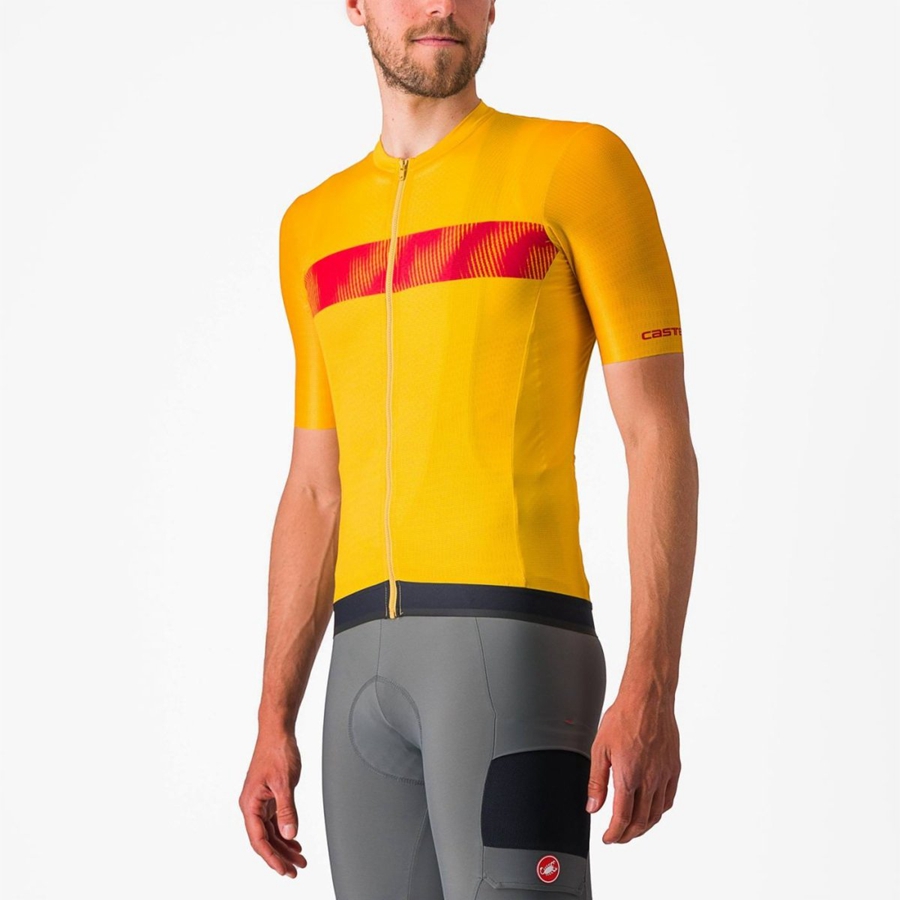 Castelli UNLIMITED ENDURANCE Men Jersey Red | 19AWSYONG