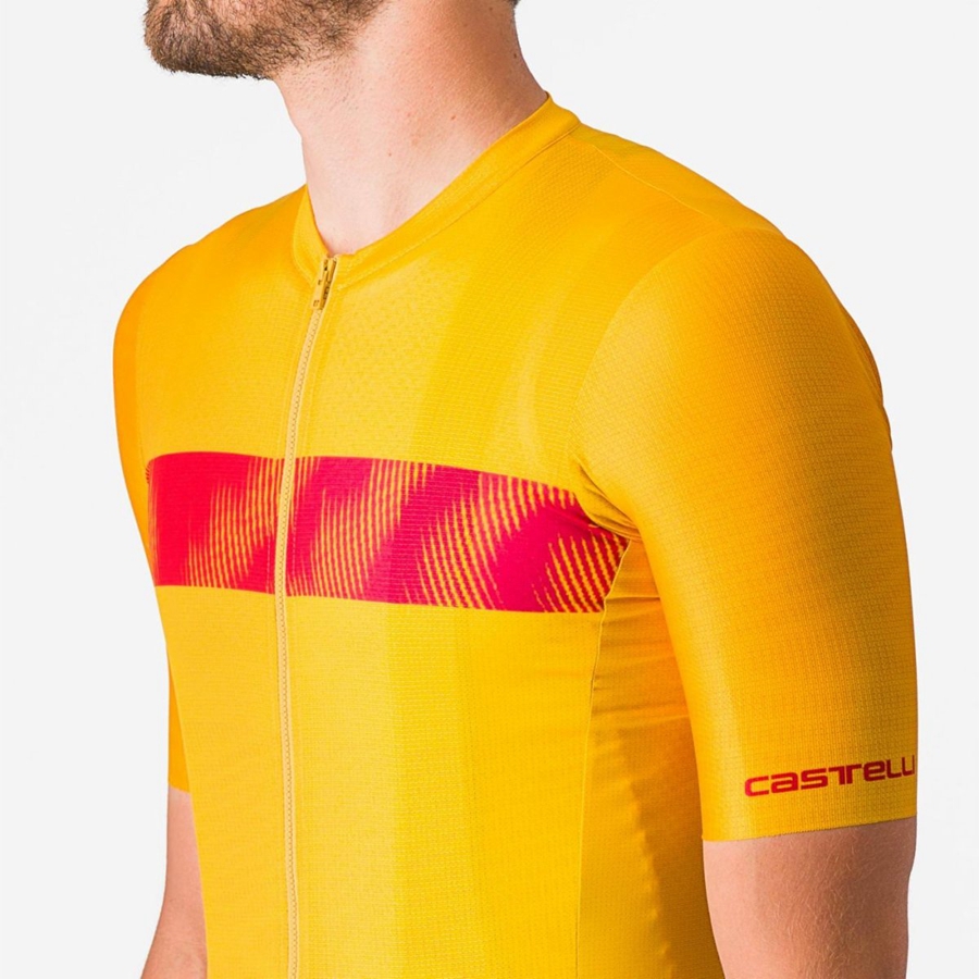 Castelli UNLIMITED ENDURANCE Men Jersey Red | 19AWSYONG