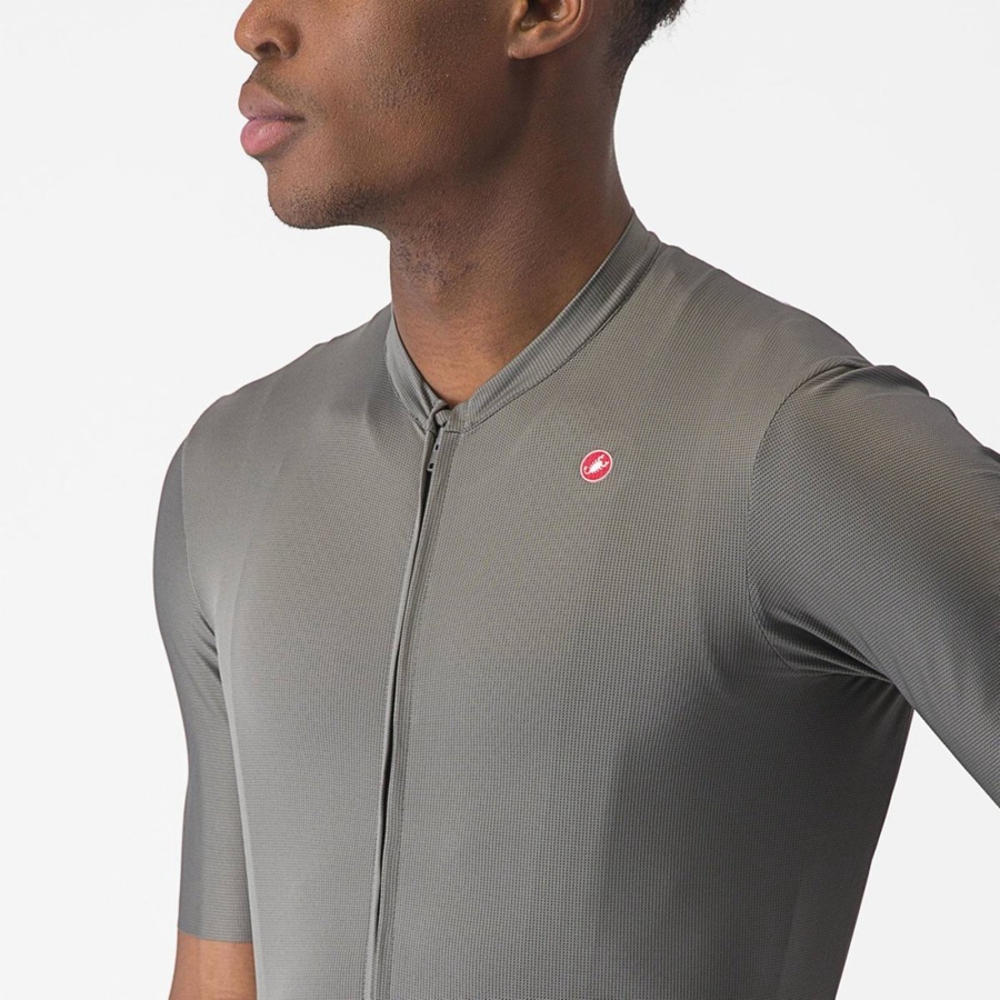 Castelli UNLIMITED ENTRATA 2 Men Jersey Grey | 06XTLVHSE