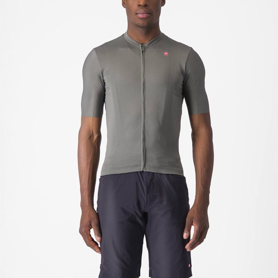 Castelli UNLIMITED ENTRATA 2 Men Jersey Grey | 06XTLVHSE