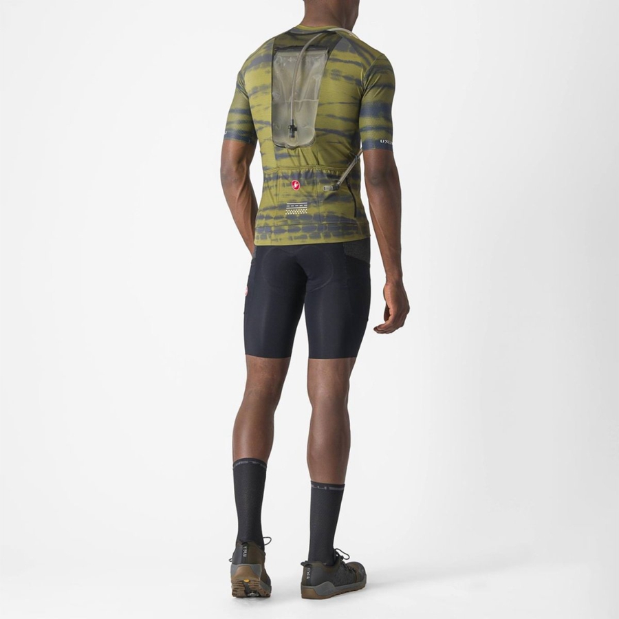 Castelli UNLIMITED PRO Men Jersey Olive | 75OAKFMVD