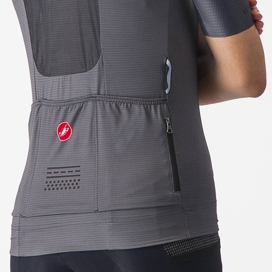 Castelli UNLIMITED PRO W Women Jersey Dark Grey | 42IHPXJTL