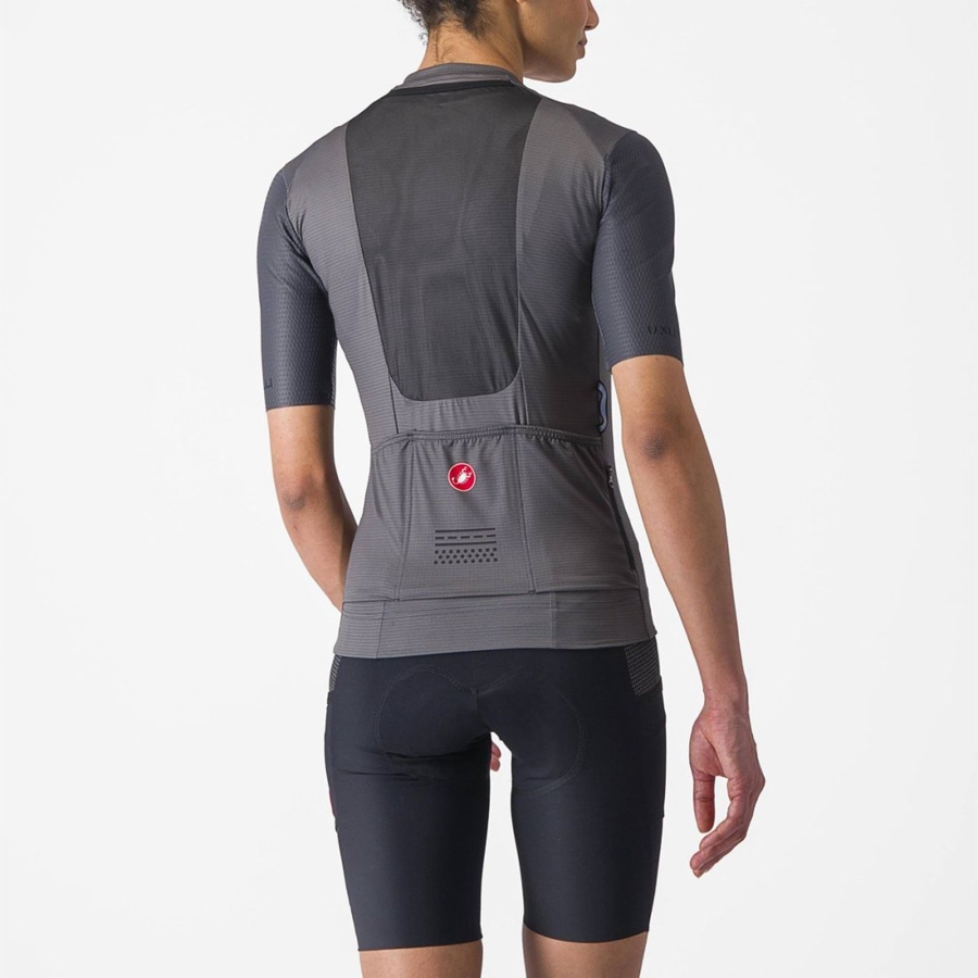 Castelli UNLIMITED PRO W Women Jersey Dark Grey | 42IHPXJTL