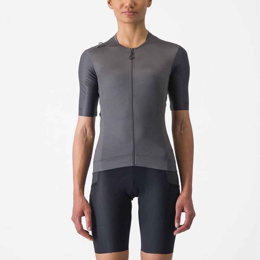 Castelli UNLIMITED PRO W Women Jersey Dark Grey | 42IHPXJTL