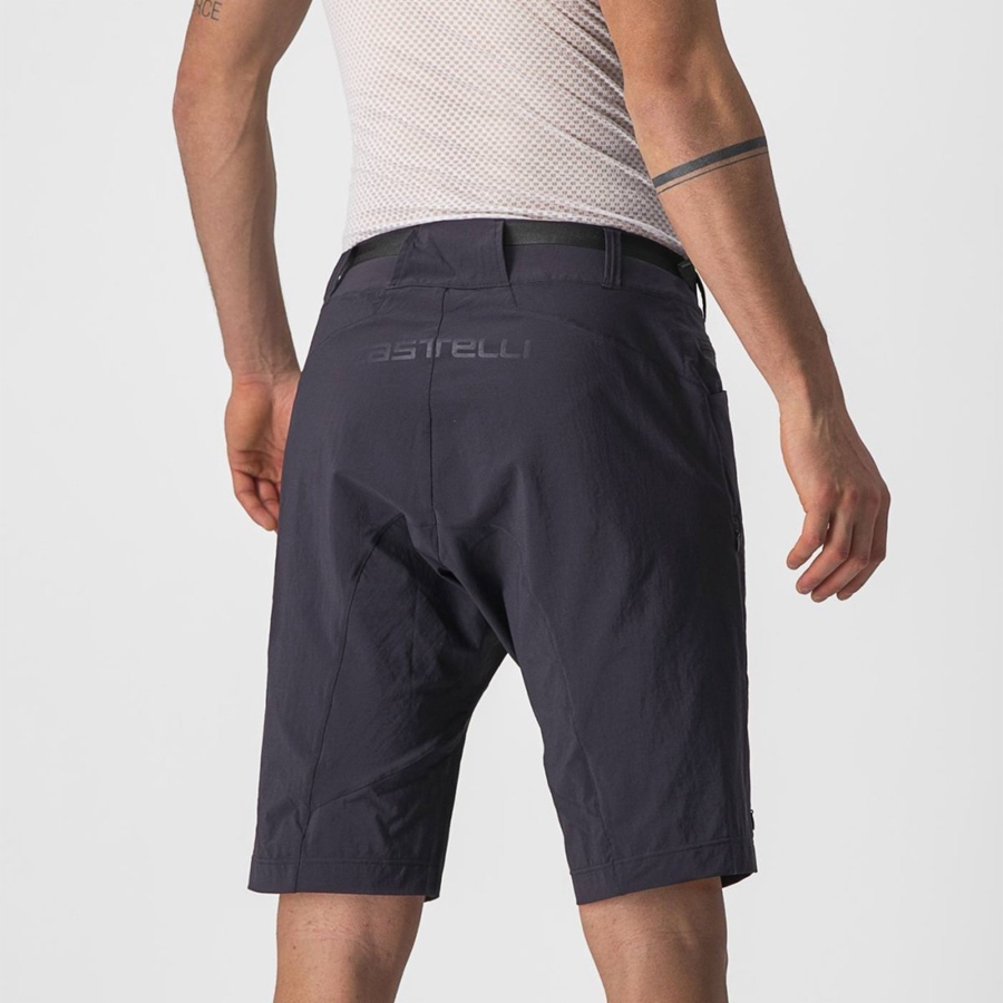 Castelli UNLIMITED TRAILGY Men Shorts Black | 25SCTDHLZ