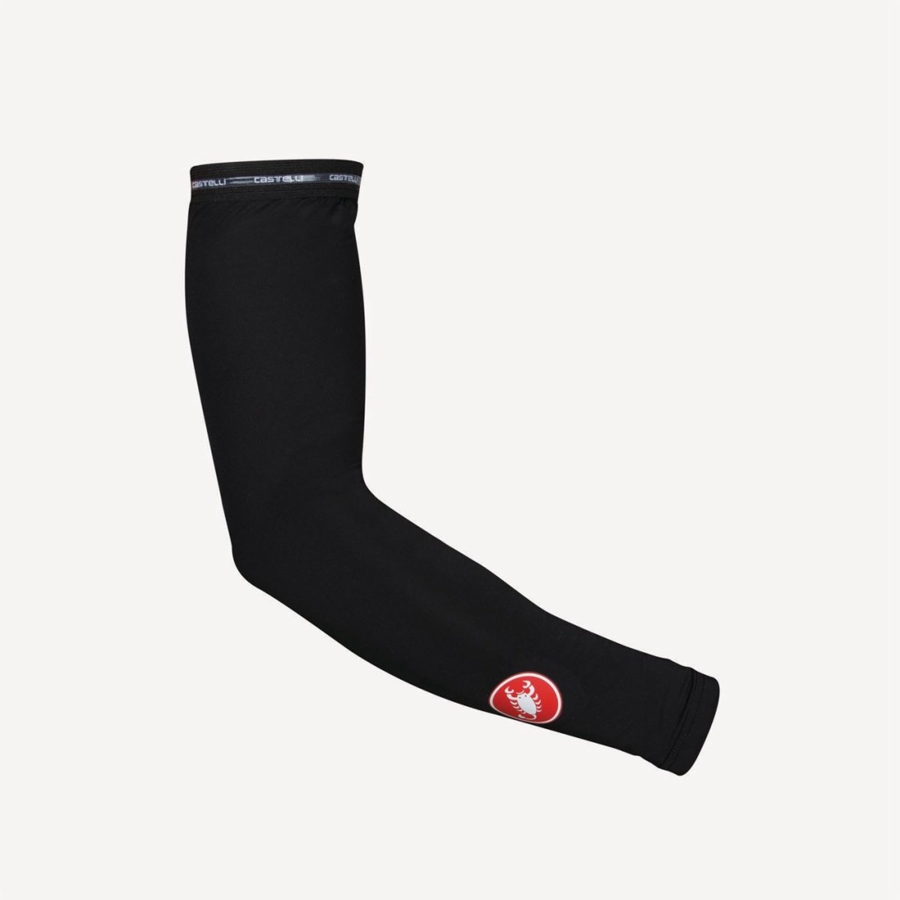 Castelli UPF 50 + LIGHT ARM SLEEVES Men Arm Warmer Black | 63CJSDYOV