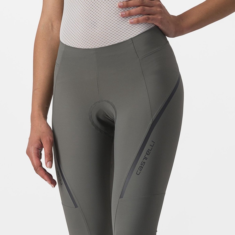 Castelli VELOCISSIMA 3 KNICKER Women Leggings Grey / Dark Grey | 75YWDRHJC