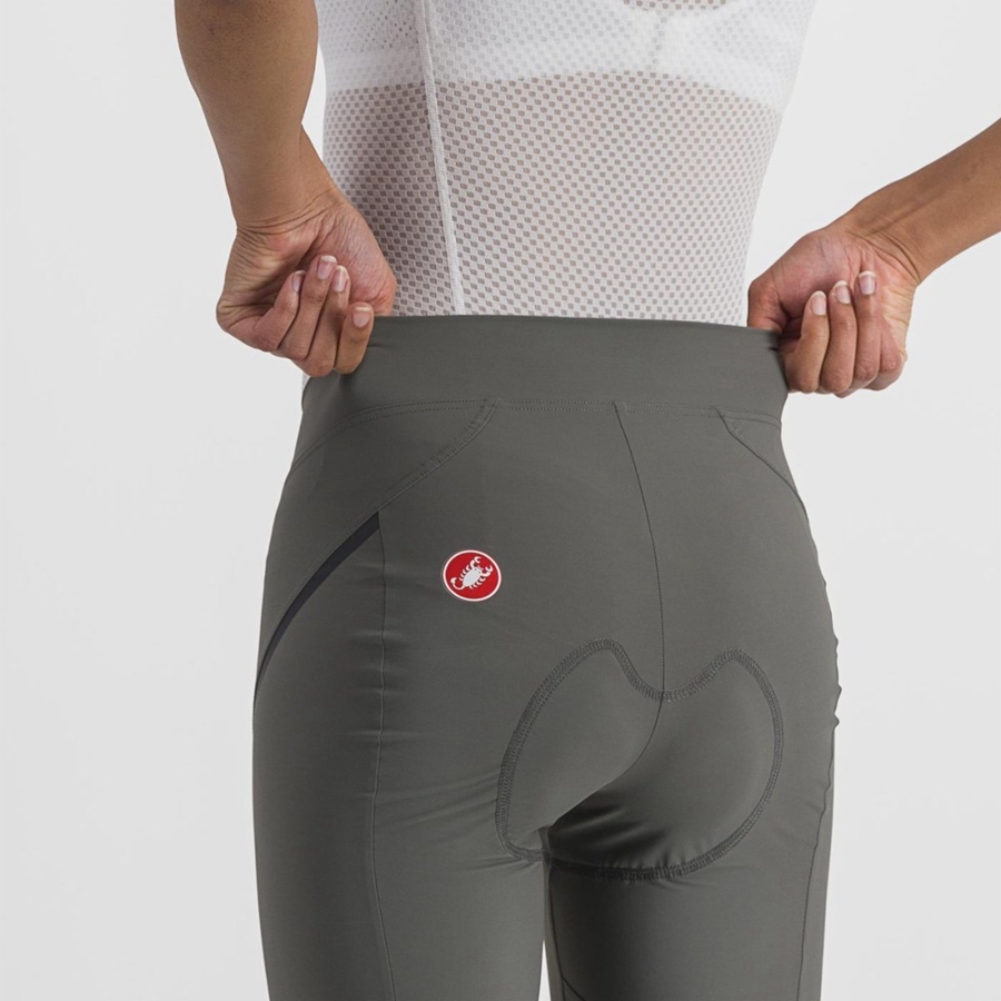 Castelli VELOCISSIMA 3 KNICKER Women Leggings Grey / Dark Grey | 75YWDRHJC