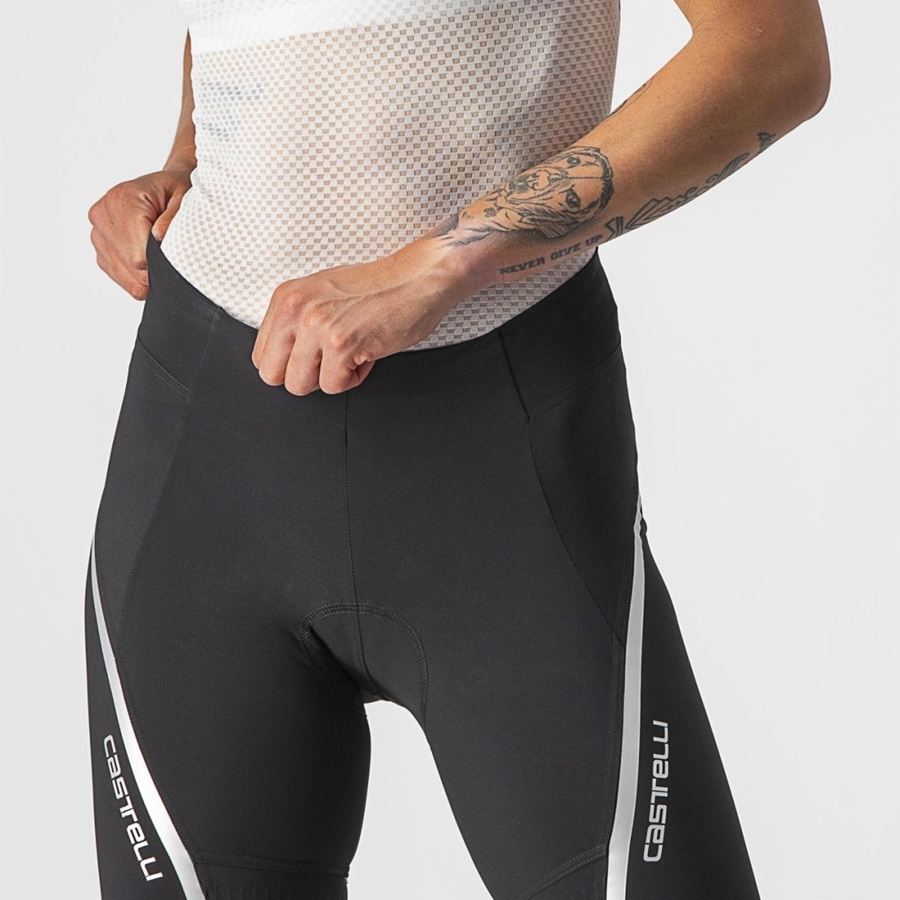 Castelli VELOCISSIMA 3 Women Shorts Black / Silver | 01GKRMJEQ