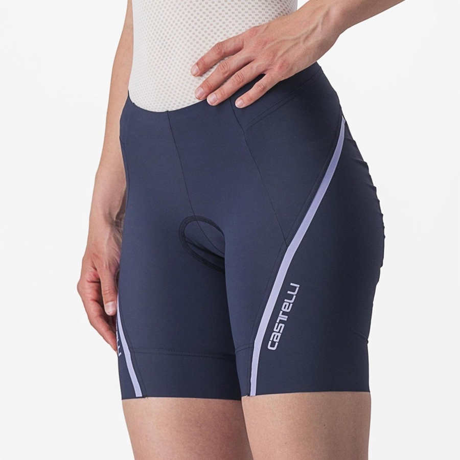 Castelli VELOCISSIMA 3 Women Shorts Blue / Purple White | 63OUPWYRN